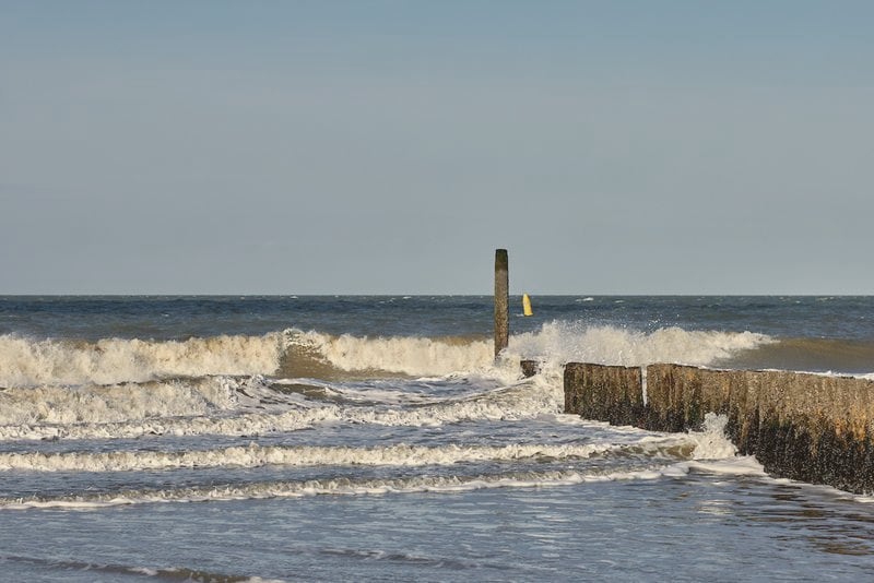 Golven van de Noordzee
